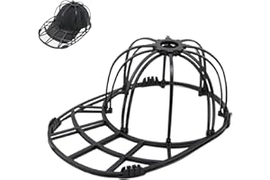 BAIEYE Czapka z daszkiem, zdejmowana rama, przenośna czapka dla dorosłych, do czyszczenia, stylizacja (czarna)