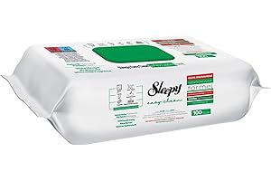 KELNO Sleepy feuchttücher Easy Clean Oberflächenreinigungstuch – 6er Packung, je 6x100 (insgesamt 600 Blatt) – Putztücher mit weißem Seifenzusatz für effektive Reinigung"