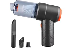 INDOTEAM Handheld Vacuum Cleaner - Cordless Vacuum Cleaner for Car Desk Computer – Compressed Air Duster & Air Blower – Portable Mini Hand Held Vacuums – Rechargeable Hoover