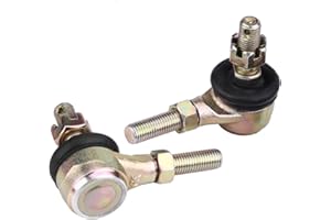 LADIESHOW 2 Stück Spurstange Quad, Spurstangenkopf Quad Spurstangenkopf ATV Universal Spurstangen Kugelgelenk Spurstangenkopf Ersatz, Stangenendlager für 70cc 90cc 110cc 125cc 150cc 200cc 250cc ATV Quad