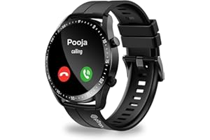 PTron Newly Launched Force X11P Bluetooth Calling Smartwatch with 1.3" Full Touch Display, Heart Rate Tracking, SpO2, 100s of