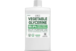 ONYX INGREDIENTS 101 250ml Vegetable Glycerine VG Glycerol Premium Quality Food Grade, Vegan, Non GMO, Fragrance Free Recyclable Container