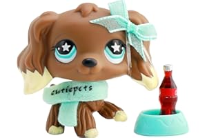 NEFLUM MiniToy lps Pets Shop, Old G2 lps Figure with Little Pets Collectable with lps Accessories (lps Cocker Spaniel 960)