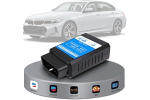 AMHTDOL for MHD for Bootmod3 WiFi-Adapter OBD2-Diagnose&Codierung für BMW F-Serie G/I Serie;Kompatibel mit BimmerCode, xDelete, Kies,E-SYS,Ethernet und ISTA D;Funktioniert mit iOS,Android&Windows