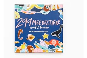 Laurence King Publishing 299 Fish and a Diver Puzzle: An Aquatic Cluster Puzzle - 300 Pieces