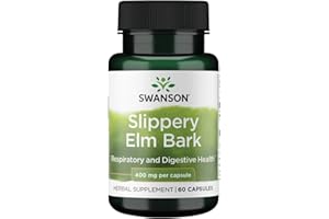 ‎SWANSON Swanson Slippery Elm Bark, 400mg - 60 caps
