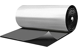 BBBABESLK Estera De Aislamiento Acústico Para Automóviles Amortiguación Automotriz - Estera De Aislamiento Acústico Para Insonorización | Amortiguador De Ruido Autoadhesivo Para Automóviles | Suministros De Amo