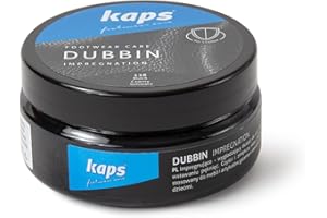 Kaps Quality Shoe Dubbin Wax, Nourishment And Waterproofing For Leather, Dubbin, 100ml, Neutral - Transparent