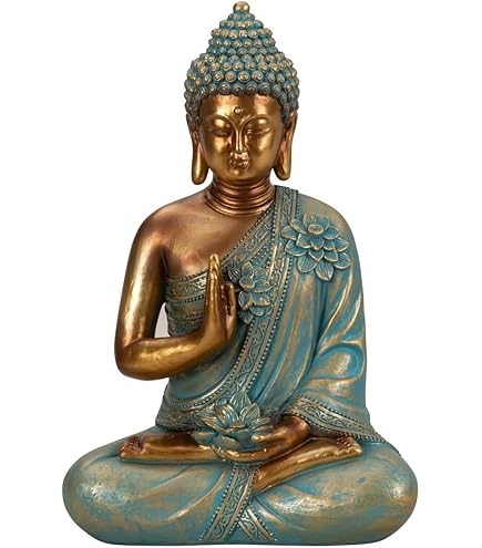 Buddha-Büste Aus Krokodilholz - Handgeschnitzt 15,2cm