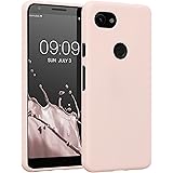 kwmobile Case Compatible with Google Pixel 3a Case - Soft Slim Protective TPU Silicone Cover - Coconut Swirl