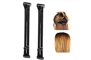 ZMMG FOXY EYES LIFT Bandes de relèvement du visage avec clips, ruban adhésif invisible pour enlever les yeux en queue de poisson (A, noir)