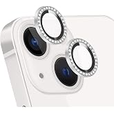 KZY İLETİŞİM Apple iPhone 13 Taşlı Tasarım Temperli Cam Kamera Lens Koruyucu - G&uuml;m&uuml;ş