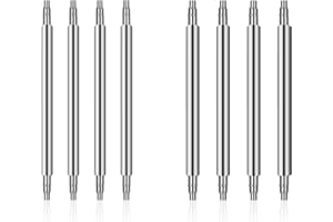 Mozeat Lens 8 sztuk teleskopów 22 mm ze stali nierdzewnej, pasek do zegarka ze stali nierdzewnej, narzędzie do usuwania zegarków, narzędzia do naprawy zegarków, teleskopów, każdy o średnicy 1,5 mm i