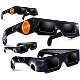 HelioSecure Solar Eclipse Glasses &ndash; CE (EU Reg. 2016/425) &ndash; EN ISO 12312-2:2015 &ndash; With Instructions and Envelope &ndash; Pack 4 (HS