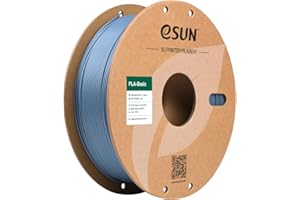 eSUN PLA Filamento 1.75mm, PLA Basic 3D Impresora Filamento Precisión Dimensional +/- 0.05mm, Carrete de 1KG (2.2 LBS) PLA Rápido para 3D Impresoras,Gris Claro