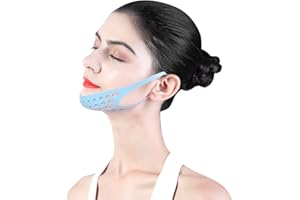 Pongnas Gesicht Abnehmen Maske, V-Face Shaping Band für Gesichtskonturen, Wangenstraffung, Kinnlifting, Hautstraffung