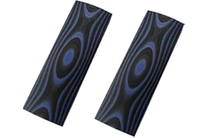 RECHERE 2pcs Knife Handle Scale Slabs Grips G10 Knives Sword Gun Making Material