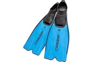 Cressi Rondinella Płetwy do nurkowania na całe stopy, bezpłatne (wyprodukowane we Włoszech)