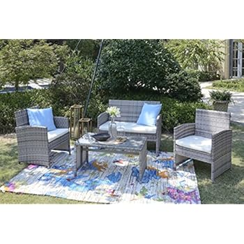 Amazon.de: HTI-Living Terrassenmöbel Zypern Loungemöbel Gartenmöbel