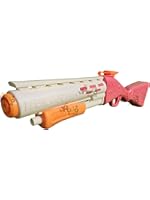 Popo Toys Holi Push Rapid Action Super Power Viper Gun | Large | Baby Pink |