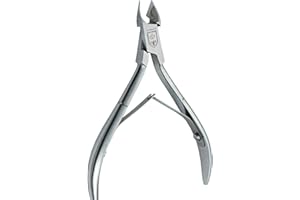 SENBACH Cuticle Cutters Professional Stainless Steel Cuticle Nippers and Nail Skin Remover, Cuticle Trimmer for Manicure and Pedicure Tool Set (Silver)