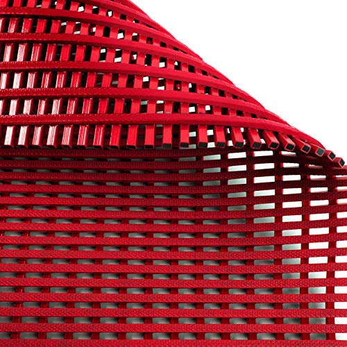 Preisvergleich Produktbild Antirutschmatte Aqua-Grip / für Nassbereiche wie Schwimmbäder und Duschen / antimikrobiell / drei Farben, viele Größen (rot, 60x100cm)