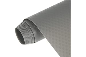 EYOULIFE Schubladenmatte Antirutschmatte 45x150cm Schneidbar Kühlschrankmatten Eva Wasserdichtem Schubladeneinlage Küche für Schränke Schubladen Kühlschränke Werkbänke Schreibtische (Grau, 45x150cm)