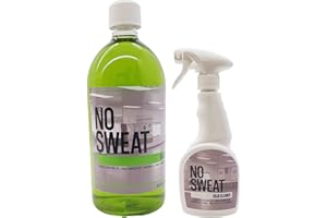 TRADE CHEMICALS NO SWEAT DOJO Gym Equipment Cleaner Sweat Remover (1L with Spray) (Eucalyptus)