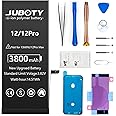 JUBOTY 3800mAh Battery for iPhone 12/12Pro, Lithium Ion New Upgrade High Capacity Battery Replacement for iPhone 12/12Pro with Professional Repair Tool Kit