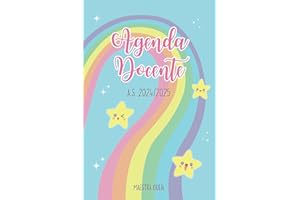 AGENDA DOCENTE GIORNALIERA A COLORI: Diario per insegnanti della Scuola Primaria Anno Scolastico 2024/2025