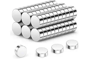 Wukong N45 Mini imanes fuertes, 6x2mm | 60 piezas Imanes de neodimio pequeños pero potentes para refrigerador, oficina, impresora 3D, modelo y proyecto DIY