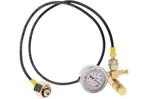 BIlinli Dispositif de kit de Charge de gaz Azote pour Soosan furukawa Marteau Brise-Roche hydraulique Manomètre Indicateur d'azote pour la Ligne de disjoncteur