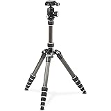 Amazon Basics Trépied de voyage en fibre de carbone 132 cm (52")