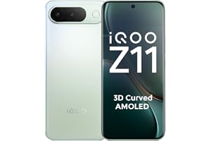 iQOO Z11 5G (Aurora Green, 6GB RAM, 128GB Storage) | India's 1st MediaTek Dimensity 7500 Turbo Processor* | 3D Curved Display- Brightest Display in the Segment* | AI Captions- Record & Recap*