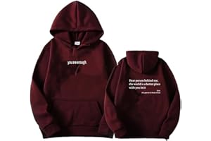 MRRTIME Dear Person Behind Me Sweatshirt, Hoodie, You Are Enough Sweatshirt Dear Person Behind me, The World is a Better Place with You in it, Are Enough, Hoodie Hooded Jacket