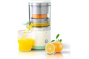 Elektrische Zitruspresse, 360° Automatischer Tragbare USB Aufladung Juicer Entsafter Orangen Zitronen Grapefruitsaft, Schnell