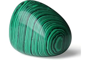 ‎AWARDSEN AWARDSEN Grüner Malachit Trommelsteinen, Kristalle Steine Stapelsteine Deko Steine Edelstein Zur Dekoration von Vasen, Brunnensteinen