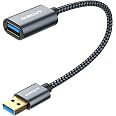 XGMATT Cavo di prolunga USB 3.0 4 m, USB tipo A maschio a femmina 5 Gbps, cavo di prolunga USB compatibile con stampante, tastiera, Oculus Rift, hard disk, PS VR, HTC Vive