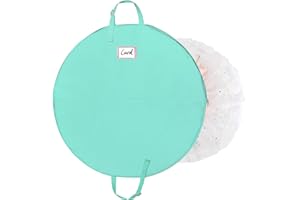 Univivi Tutu Dance Costume Garment Bag, 40 Inch Dance Clothes Bag for Girls, Kids Garment Bag for Dance Costumes with Inner Buckle Strap and Handle Strap (Green)