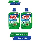 Bref Y&uuml;zey Temizleyici Cam 2.5L X2 &ndash; 5L Ferah Kokulu 2&rsquo;Li Set