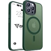 Babilden iPhone 14 Pro Max İ&ccedil;in Kılıf Kamera Korumalı Magsafe İle Uyumlu Kablosuz Şarj &Ouml;zellikli Mat Şeffaf Renkli Telefon Kı