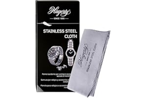 Hagerty paño impregnado seco Limpia Relojes Accesorios Acero y Metales Blancos 36 x 30 cm. algodón