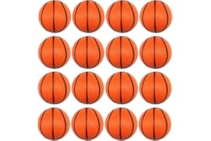 Toddmomy 24PCS Mini- Basketball- Stressbälle Kleine Weiche Basketballbälle für Kinder Schule Klassenzimmer Partygeschäfte (3X3 cm)
