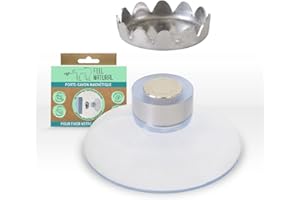 Porte Savon Magnétique - Support Savon Douche, Lavabo, Baignoire - Ventouse Aimantée PVC - Peut Supporter Savons Jusqu'à 200g - Fixation Pratique - Pour Surface Lisse et Propre - Feel Natural