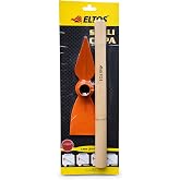 Eltos Profesyonel Saplı Bah&ccedil;e &Ccedil;apası, Dayanıklı Metal, Ergonomik Ahşap Saplı Toprak Havalandırma ve Yabani Ot Temizleme Aleti
