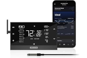 AC Infinity Controller AI+ Environmental Controller, Dynamic AI Controls Grow Devices, Insights Alerts Data Analysis w/ WiFi App, Programmable Dual-Zone VPD Temperature Humidity Automations