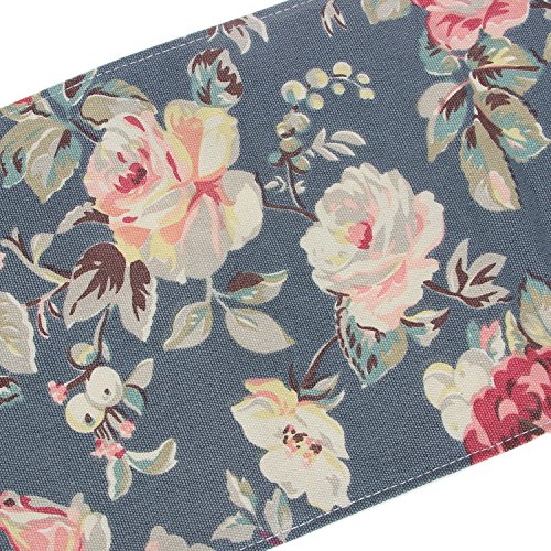 Damero Wrap Leinwand Stifterolle für 72 Buntstifte und Bleistifte Stifteetui Roll-up Mäppchen für Künstler, Verpackung Mehrzwecktasche für Reisen / Schule / Büro / Kunst, Peony (keine Schreibzeuge im Lieferumfang) - 6