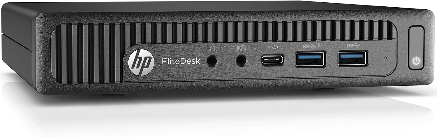 HP Mini PC Computer Desktop EliteDesk 800 G2, Procesador Core i5-6400T, Memoria RAM 8GB, Disco SSD 240GB, Win 11 Pro (Reacondicionado)