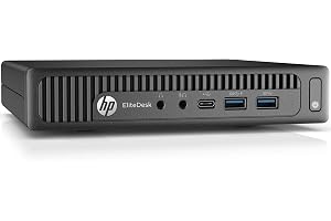 HP Mini PC Computer Desktop EliteDesk 800 G2, Procesador Core i5-6400T, Memoria RAM 8GB, Disco SSD 240GB, Win 11 Pro (Reacondicionado)
