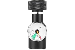 Felenny Paintball CO2 ASA Adapter Air Regulator Tankstation Fernbedienung On/Off Paintball Tank-Regler Teile 3000psi Gauge